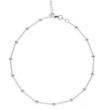 Silver Lining Enkelbandje AnkerBalletjes 1mm Zilver* 105.0031.26