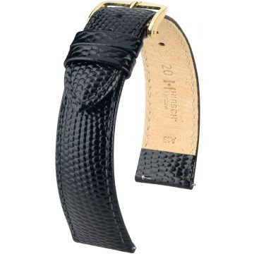 HIRSCH RAINBOW M BLACK CALF Gold