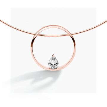 FJF JEWELLERY COLLIER PINE RG / WHITE FJF0010002RWH