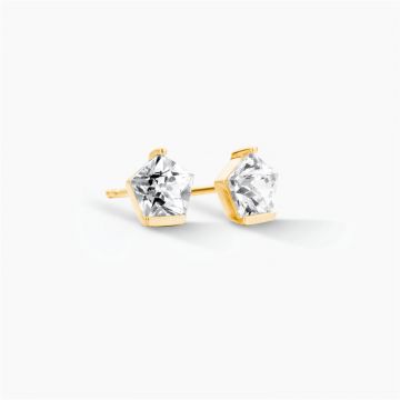 FJF JEWELLERY EARRINGS CLASSIC PENTAGON 6MM  FJF0030002YWH