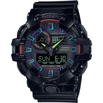 Casio G-Shock GA-700RGB-1AER Virtual Rainbow