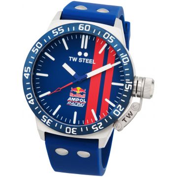 TW Steel TWCS110 Canteen Red Bull Ampol Blauw Siliconen 45mm